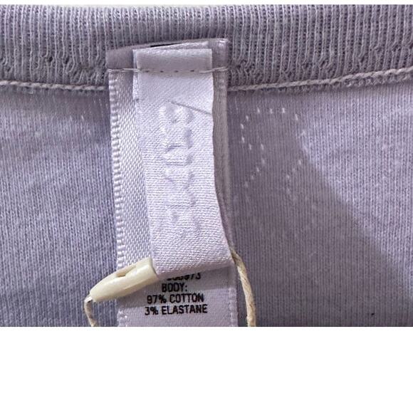 SKIMS Logo Pointelle LS Cropped Cardigan Top in Lavender Purple, size L - Picture 2 of 10